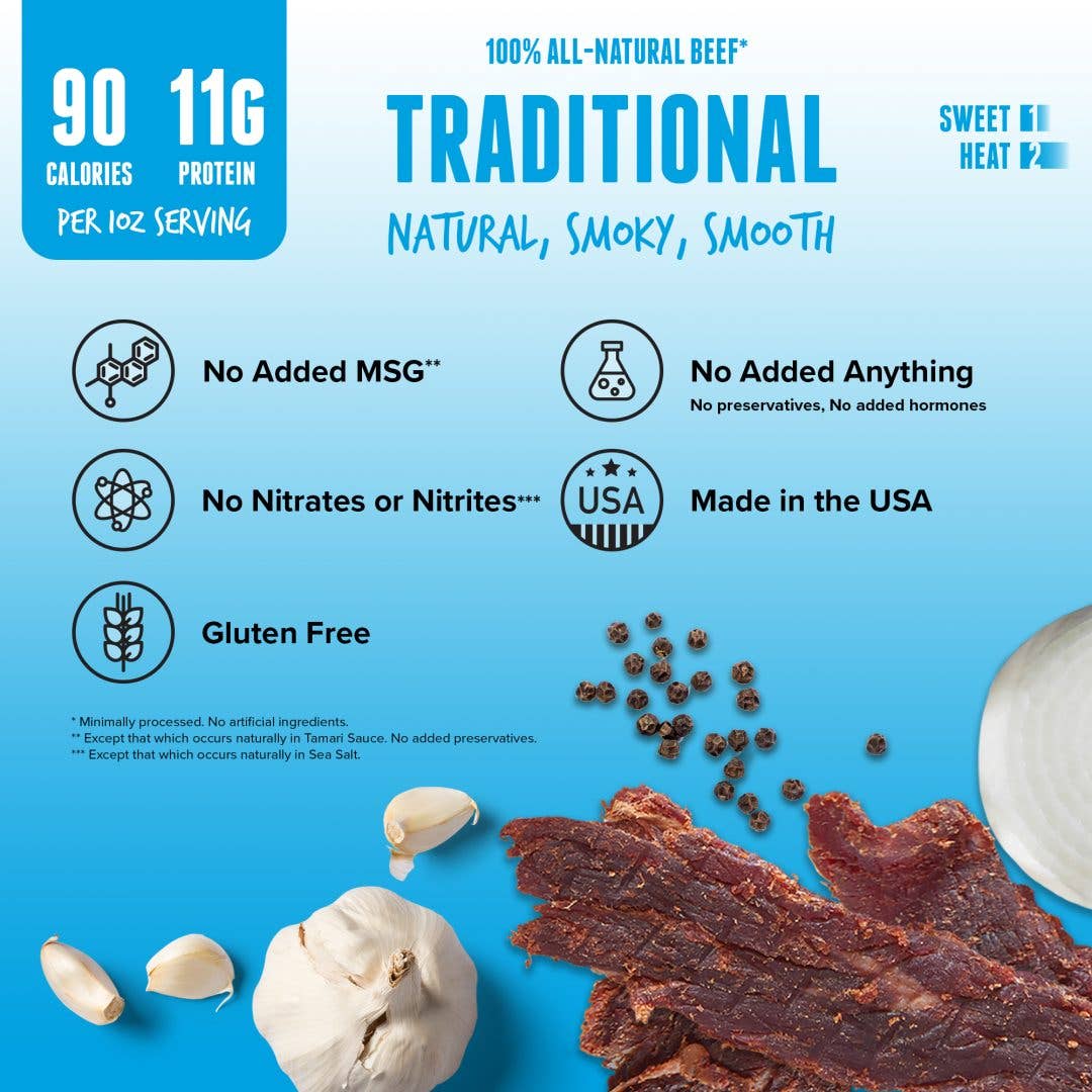 Baja Vida Snacks - Wholesale Jerky - Baja Vida Beef Jerky - Traditional4
