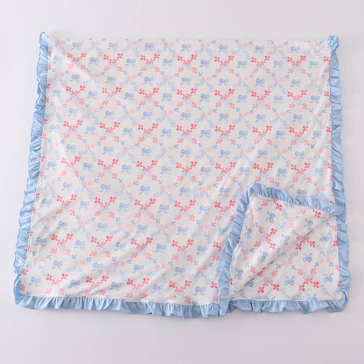 Blue bow lattice print blanket and other Purchase Wholesale bluey blanket. Free Returns & Net 60 Terms on Faire trending on Faire.