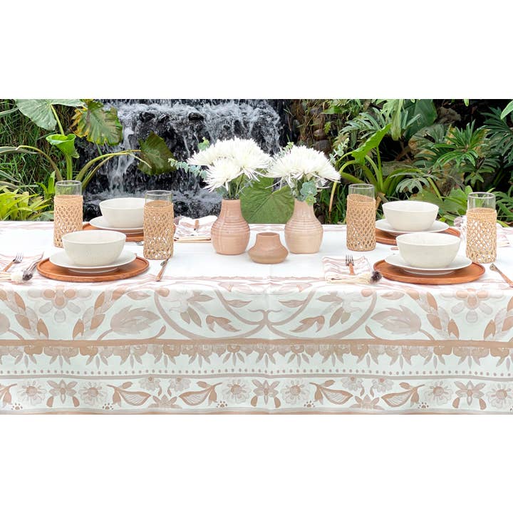 Camel tafelkleed voor wholesale door OSLÉ HOME DECOR
