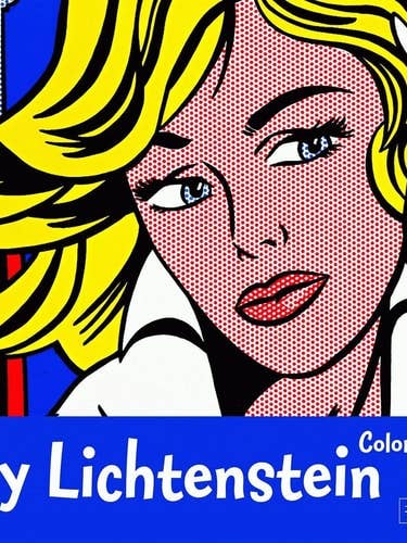 Roy Lichtenstein Coloring Book by Prestel Publishing for wholesale by Boon Books