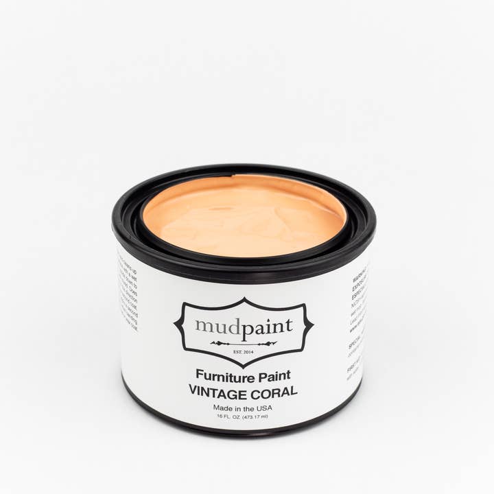 MudPaint – Engroshandel Malesæt – Vintage Coral - MudPaint Clay Møbelmaling4