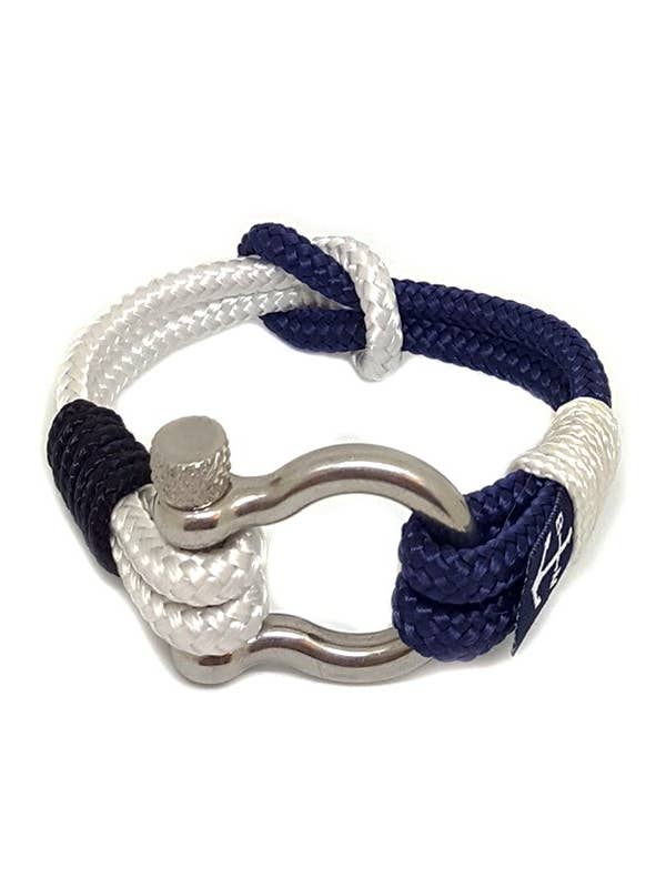 Bracciale Nautico Bianco e Blu Scuro per la vendita all'ingrosso da parte di Bran Marion