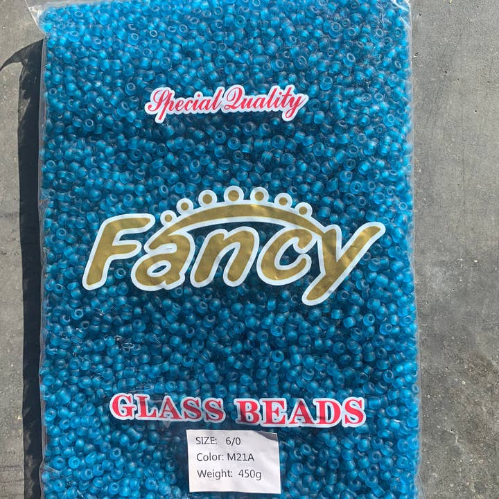 MaddieMayShop - Wholesale Beads - 6/0 Seed Beads, Seed Beads Bulk, Frost Glass Beads 450 Grams11