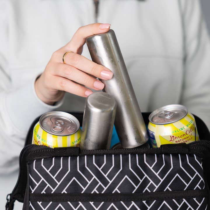 Fox Run Brands - Vente Pains de glace - Packs de glace cylindriques en acier inoxydable Outset, ensemble de 2, 6,3"x1,6"2