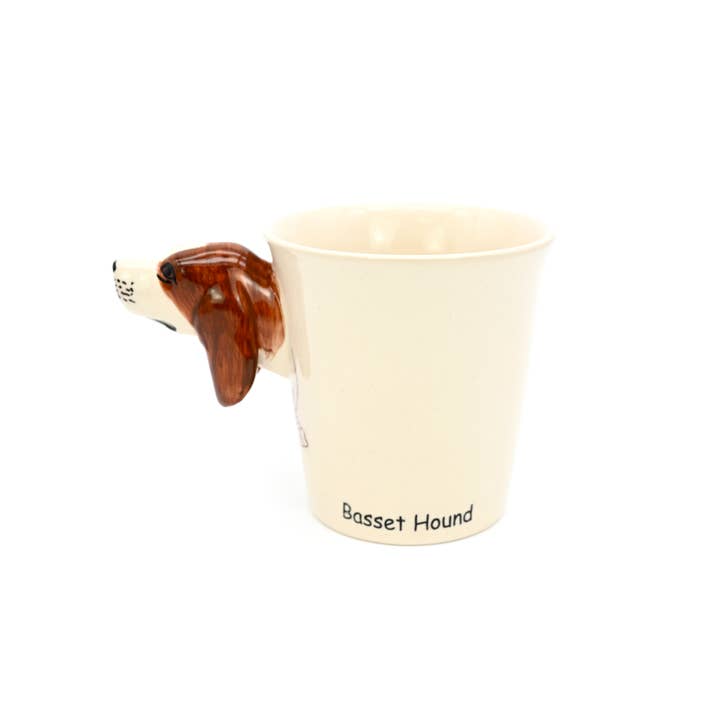 Art Floral Trading LLC - Wholesale Coffee Mug - MUG53 Basset Hound mug 10 oz