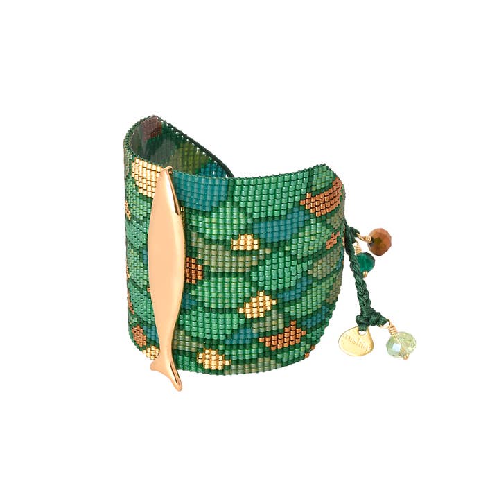 Bracelet vert aqua pour la vente par Mishky