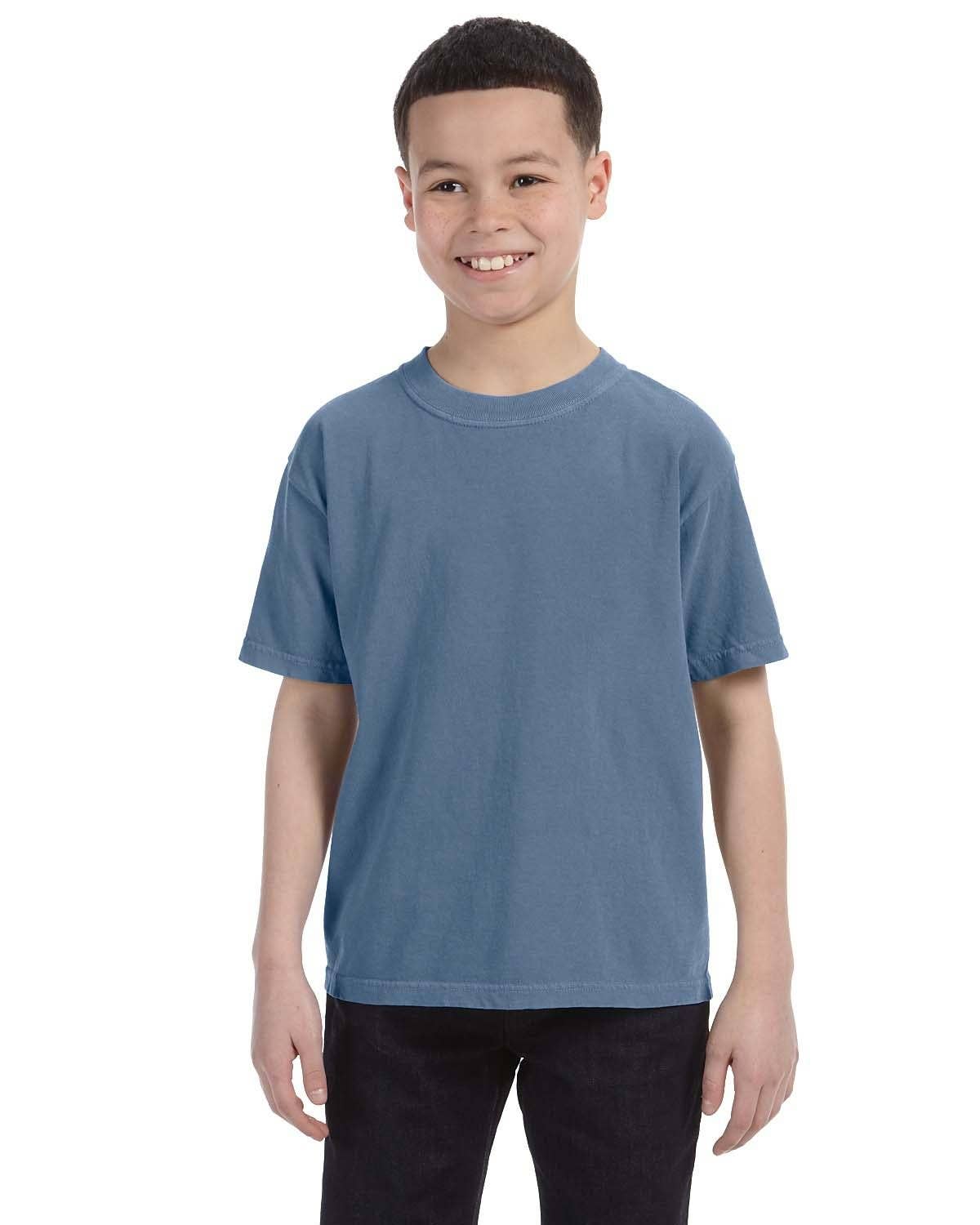 Total Apparel - Wholesale T-Shirt - Kids - Comfort Colors Garment-Dyed Youth Midweight T-Shirt | C90183