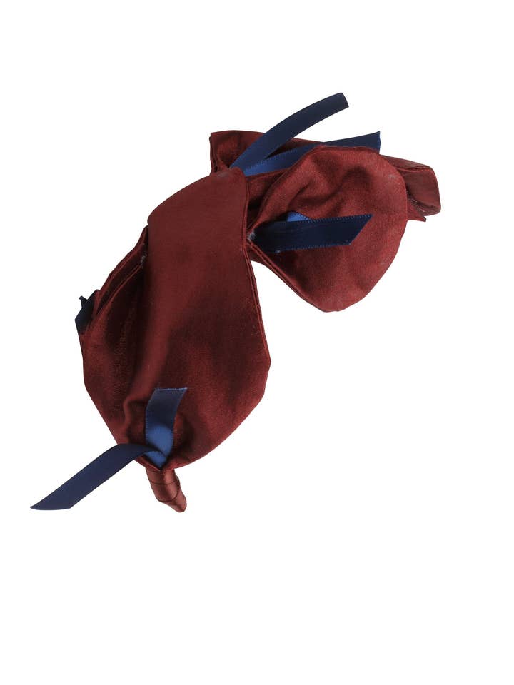 Ribbon Petal Baby - Burgundy/Navy (solo su richiesta, min 10+) per la vendita all'ingrosso da parte di Project 6 NY Kids