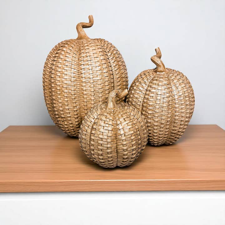 Gia Roma - Wholesale Decorative Tabletop Object - Resin Pumpkins, Cottage Fall Home Decor Luxury Handmade 43