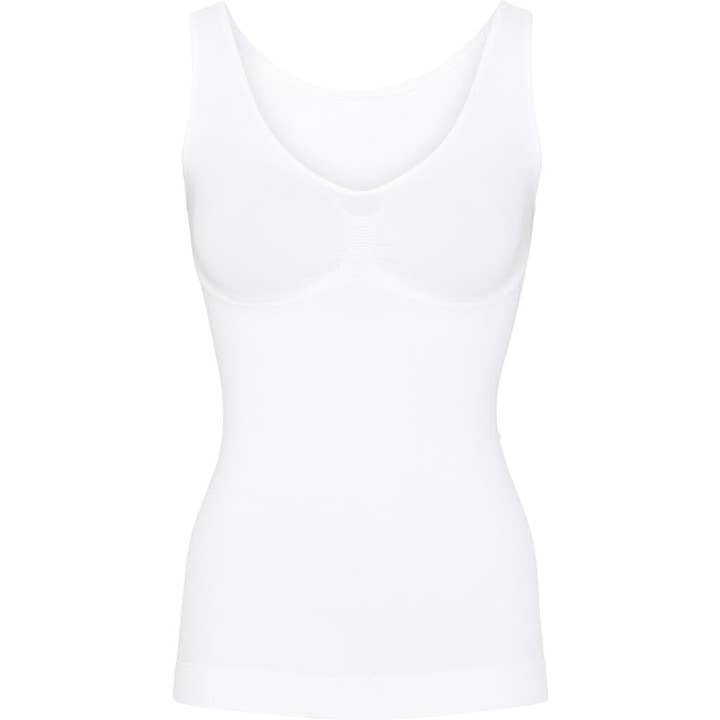 Shaper wear bodytop i vit mikrofiber för wholesale av Made By Andersen