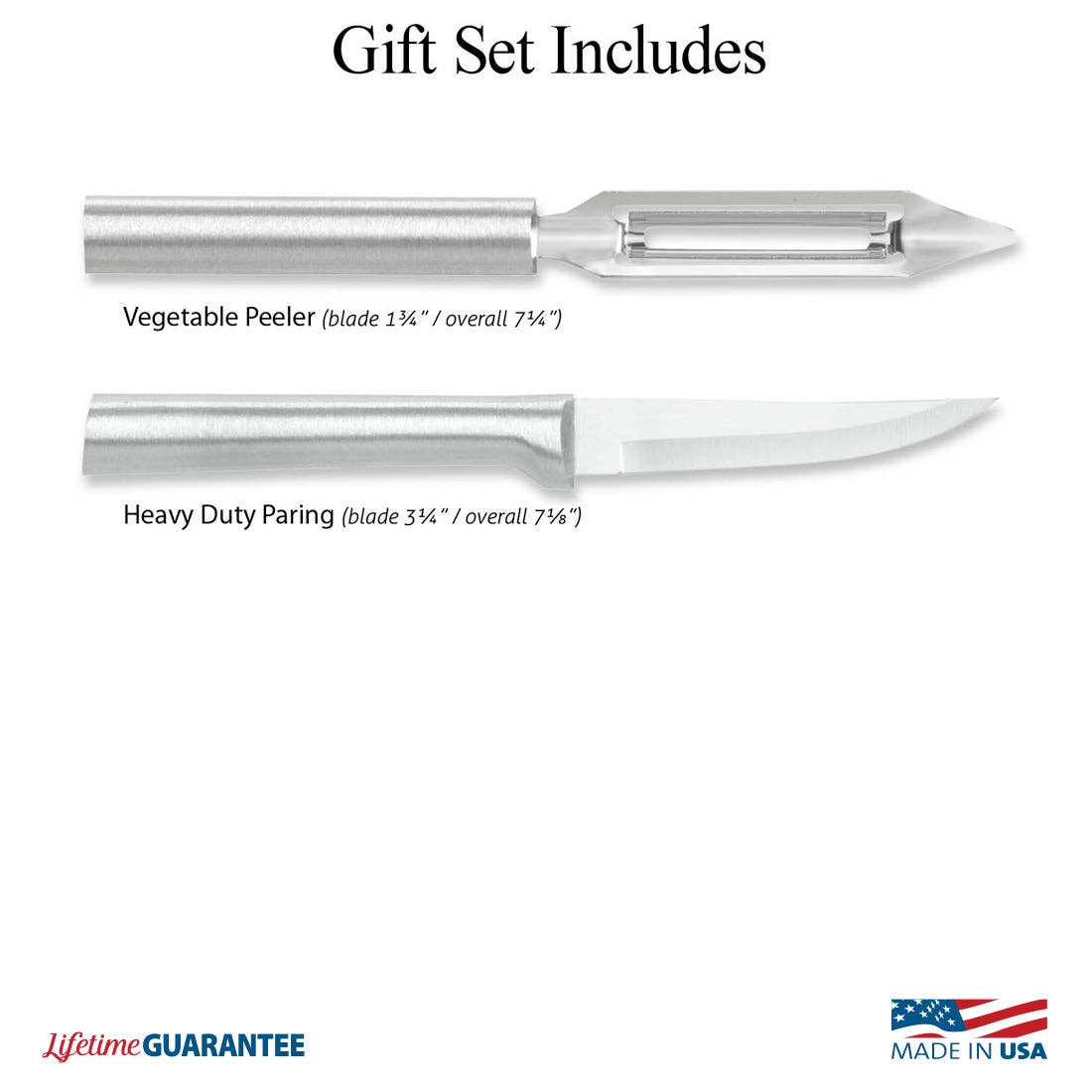 Rada Cutlery - Wholesale Knife Set - Silver Pare & Peel Gift Set2