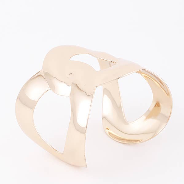 Hammered Loop Cuff Bracelet for wholesale by 3AM BY H&D ACCESSORIES