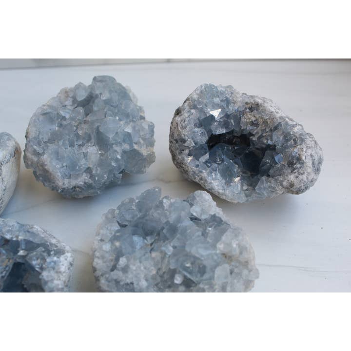 Panache - Wholesale Spiritual Stone/Crystal - Celestite geode cluster2