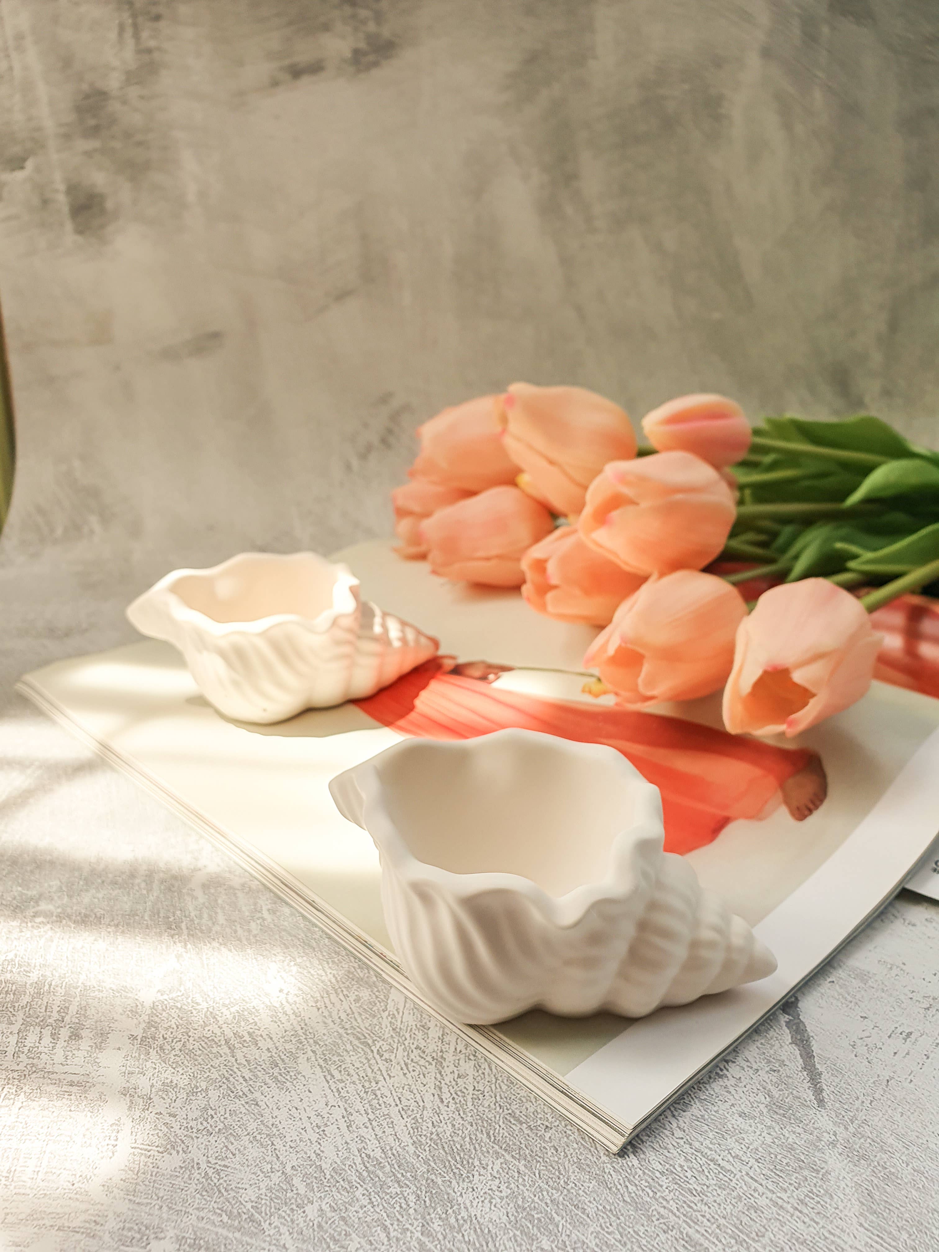 Gokican – wholesale Jewellery dish – Shell Jewellery Dish, Ring Holder Spring & Summer Home Decor6