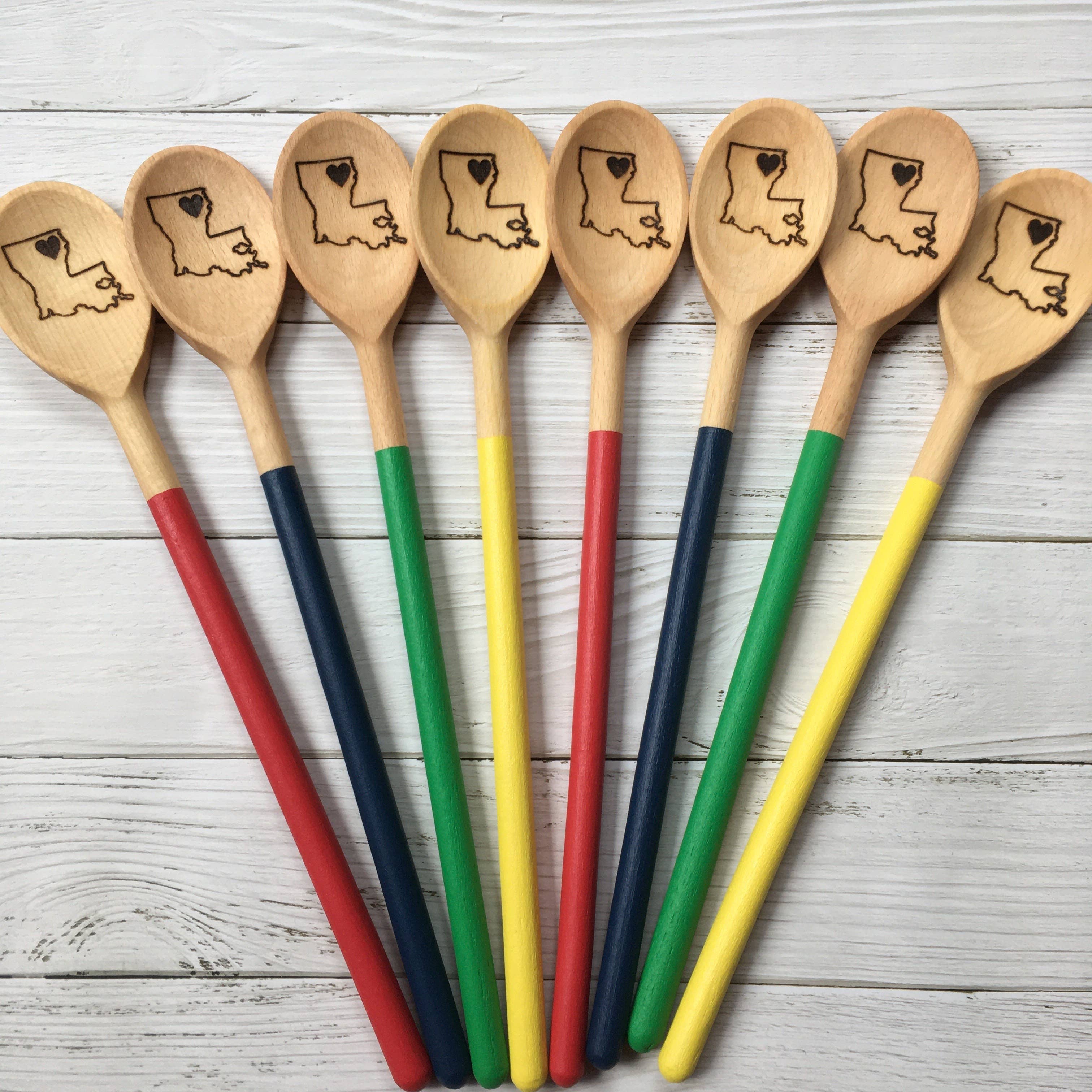 Embellish by Sandra - Wholesale Kitchen Spoon - State Wooden Spoons7