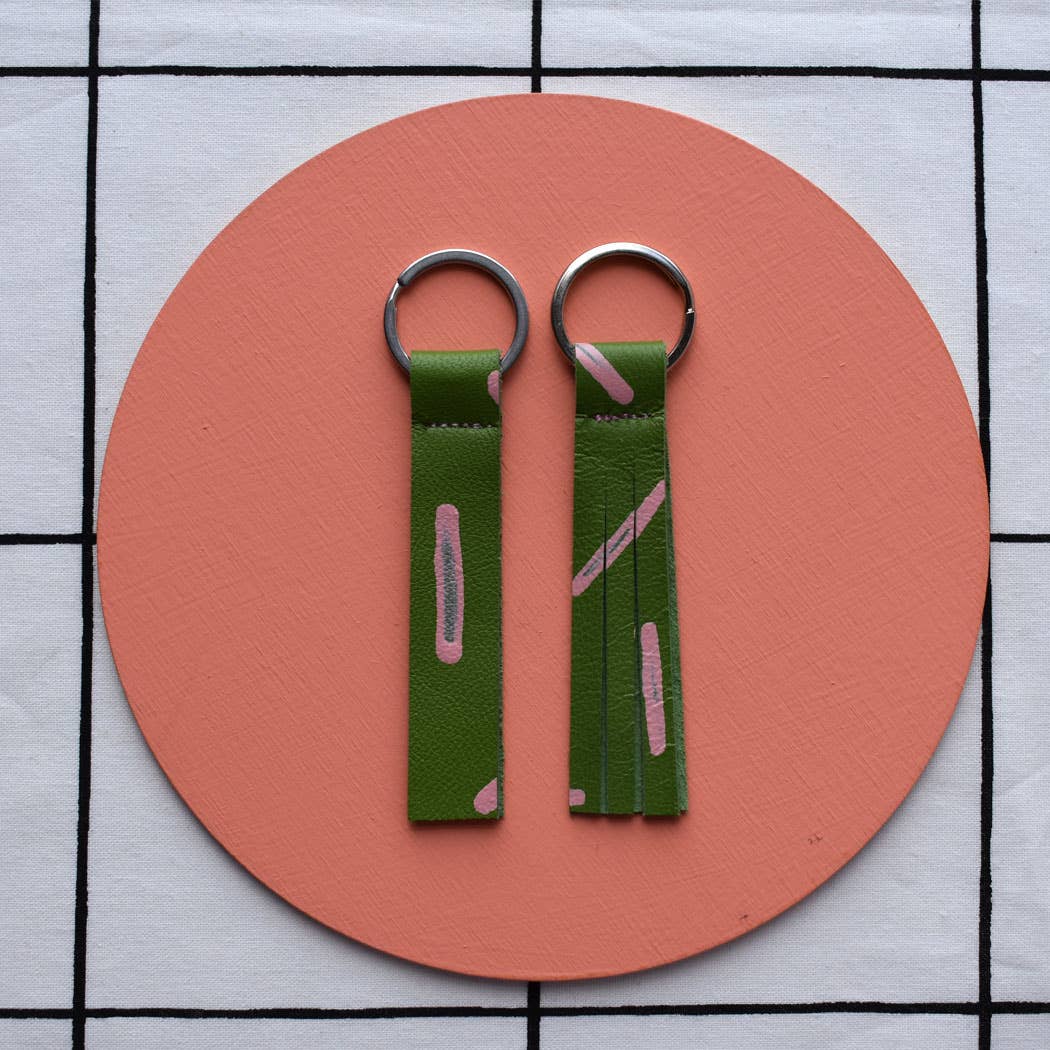 Jemma Marston - Wholesale Keychain - Women's - Hand Painted Leather Keyrings14