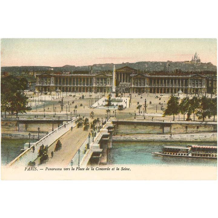 Found Image Press - Wholesale Stationery/Notecard Set - Greeting Card PS-56 Place de la Concorde, Seine