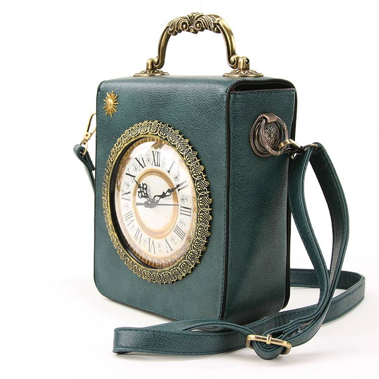 COMECO INC - Venta al por mayor Bolso con correa - Mujer - Bolso de hombro rectangular con reloj vintage2