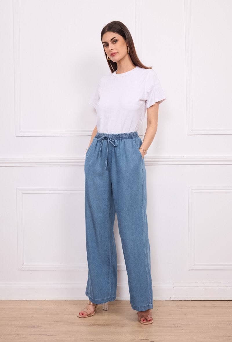 Straight blue lyocell jeans - Orice for wholesale on Faire3