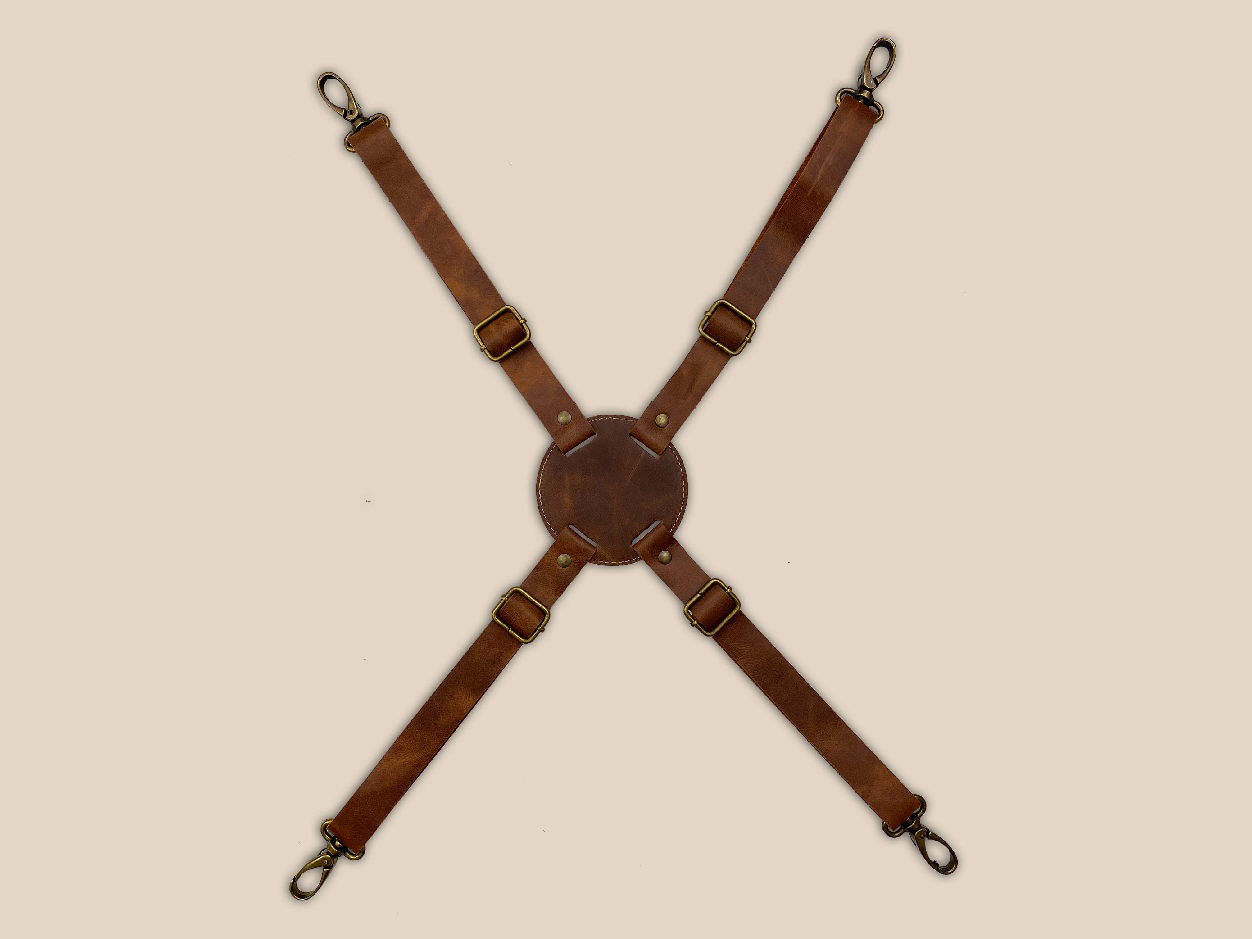 Schwarz Schwarze Unisex-Schürze | Crossback | Lederband | Handtuchring für den Großhandel auf Faire7