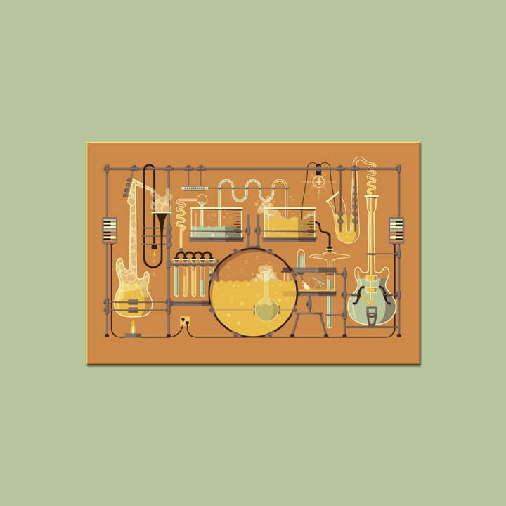 Carte postale : Le Lab pour la vente par DKNG Studios