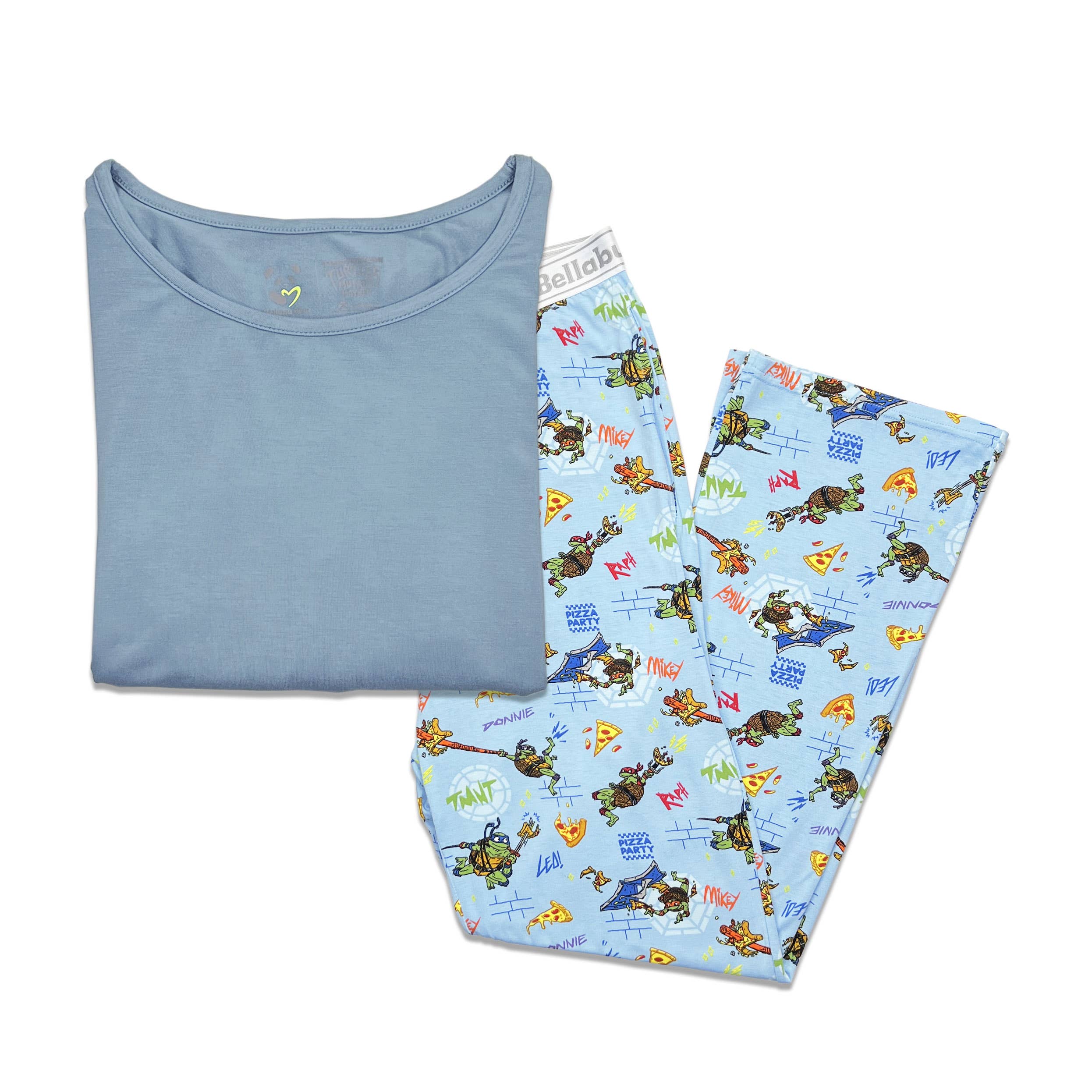 Bellabu Bear - Wholesale Sleepwear Set - Men's - Teenage Mutant Ninja Turtles Pizza Men's Pajama Set0
