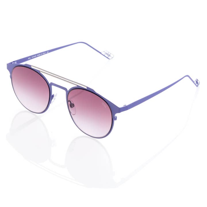 Round sunglasses for men and women with gradient lenses for wholesale by dp69
