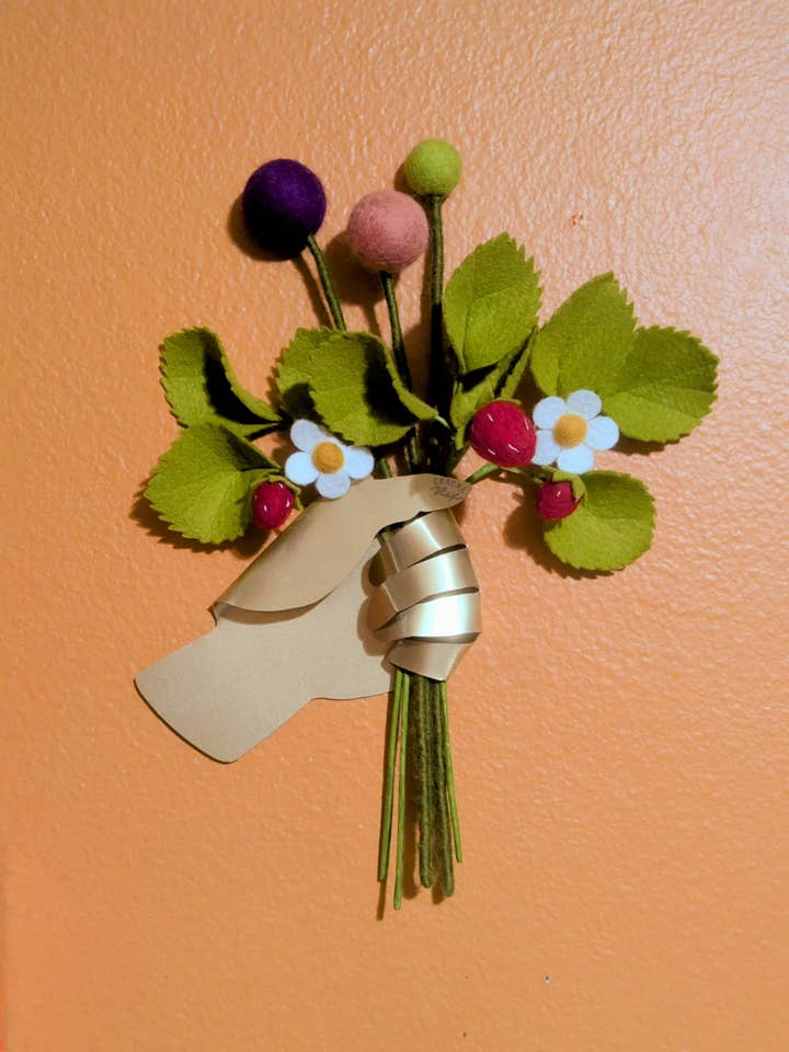 "Hand-Picked" Wall Vase for wholesale by Chroma Rex