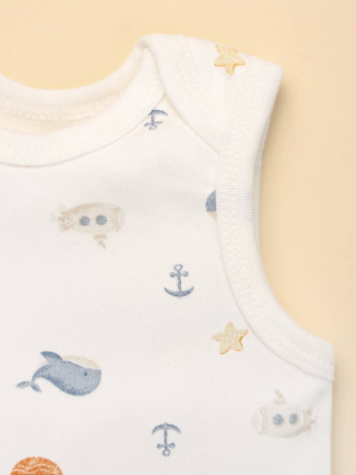 Lūmmi in Colour Babywear – wholesale Overall - Baby – Ekologisk bomullsbody - Hav2