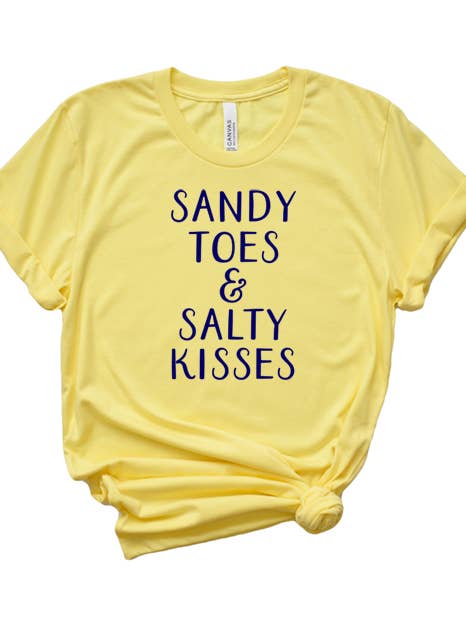 Sandy Toes Tee for wholesale by Wildberry Waves