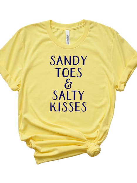 Sandy Toes Tee for wholesale by Wildberry Waves