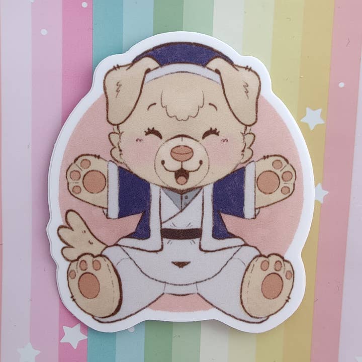 pegatinas de osito de vinilo de 3" de dungeon meshi para venta al por mayor de Hannimations