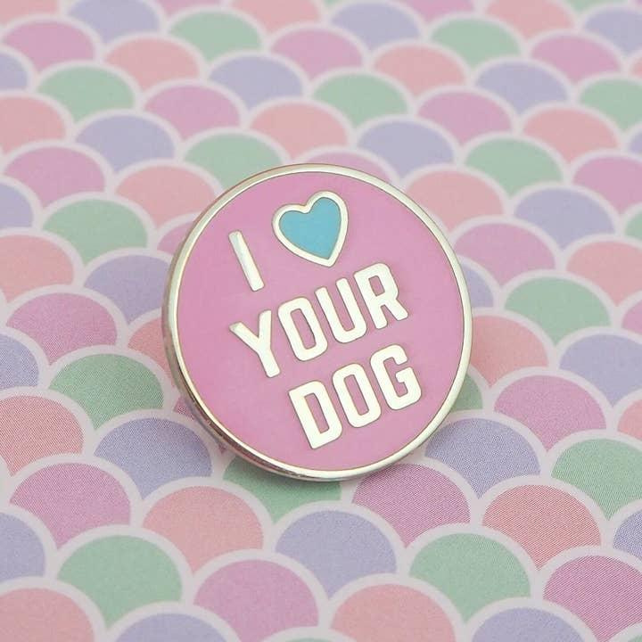 Hand Over Your Fairy Cakes - Wholesale Lapel Pin/Button - I Love Your Dog - Enamel Pin0