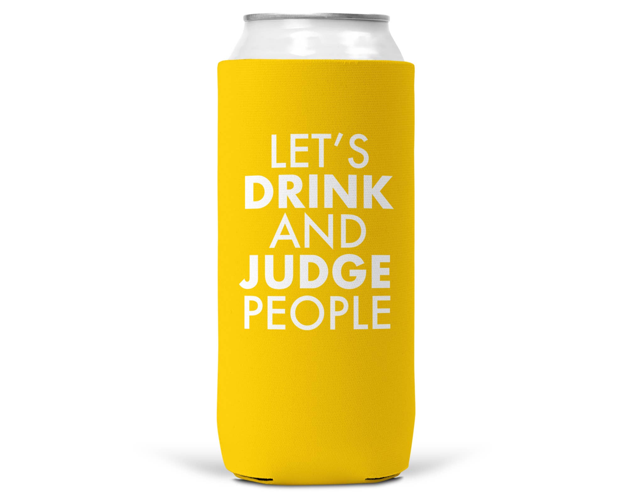 Wi-Wear - Wholesale Drink Huggers & Koozies - Let's Drink and Ju SLIM CAN Coozie/Cooler for 12oz Slim Cans8