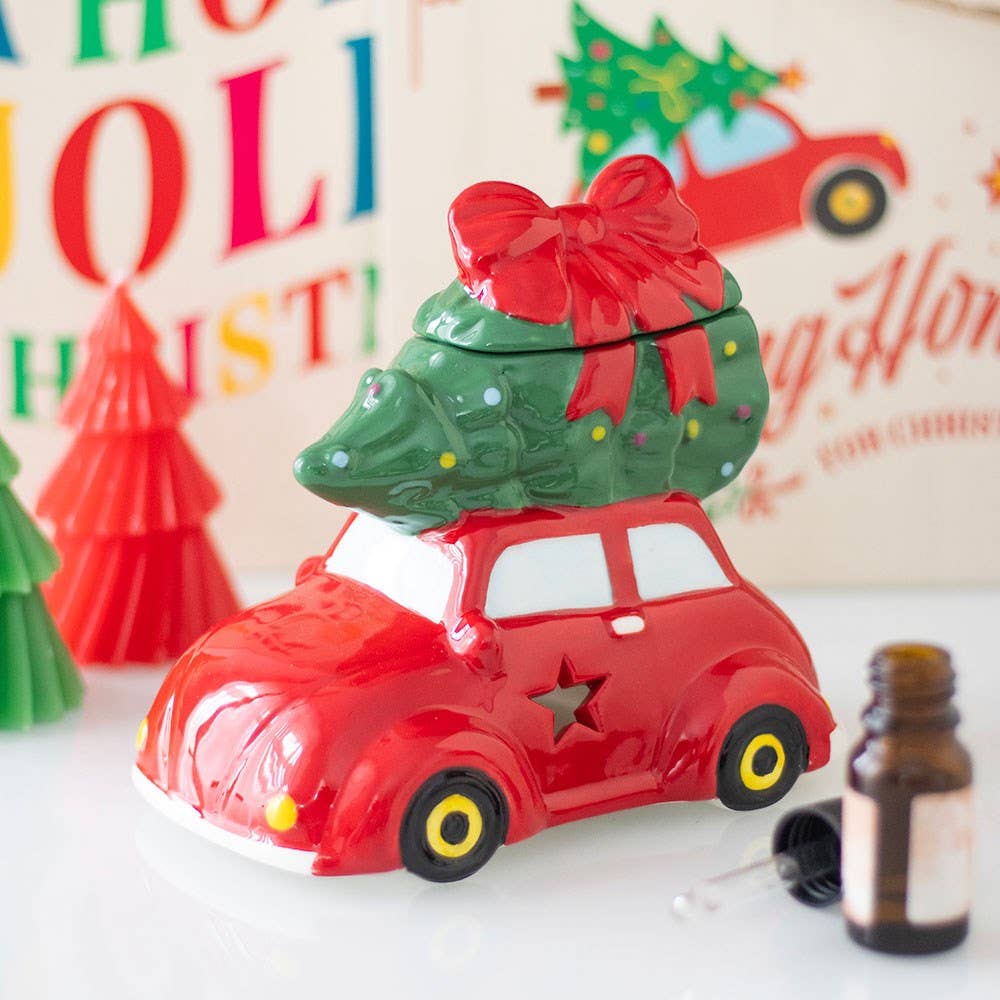 Something Different Wholesale - Wholesale Wax Warmer - Classic Car with Christmas Tree Oil Burner