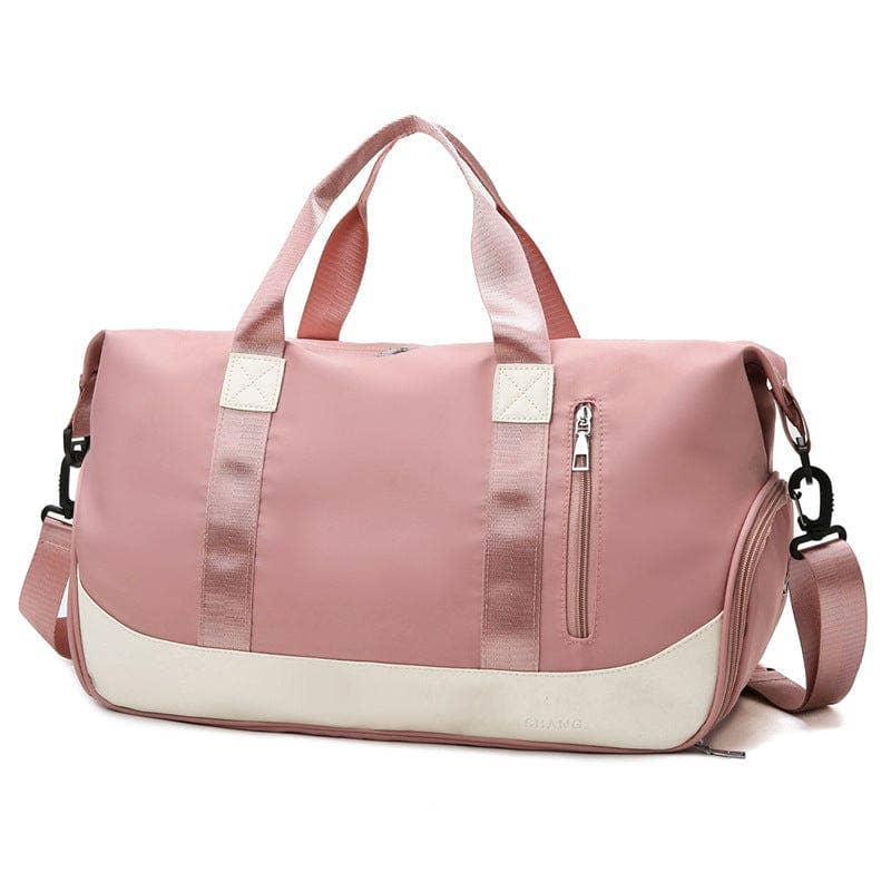 Active by Anna-Kaci - Wholesale Weekender Bag - Women's - Two Toned Duffle Gym Bag3