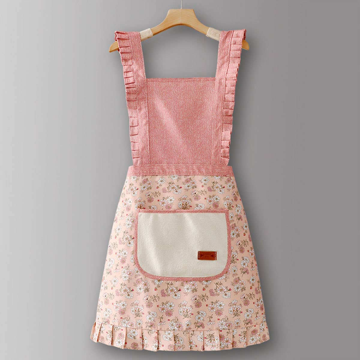 ACCITY - Wholesale Apron - Cute Floral Canvas Apron for Women with Straps_CWMM65800