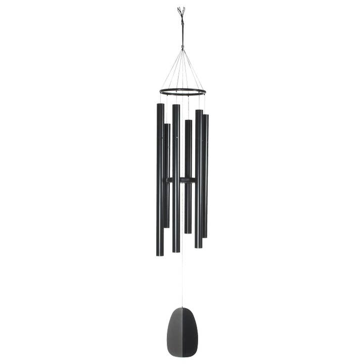 Woodstock Chimes - Wholesale Wind Chime - Bells of Paradiseâ„¢ - Black 54"