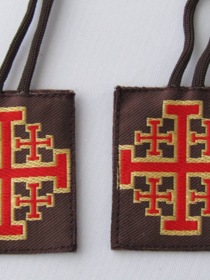 Jerusalem Cross Scapular for wholesale by mds
