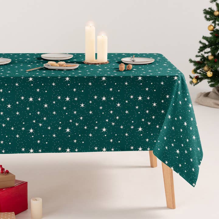 Christmas tablecloth stain-resistant soft waterproof cotton NIGHTY for wholesale by GAMUSI
