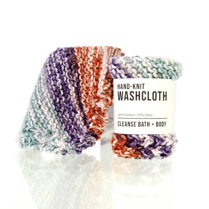 Cleanse Bath and Body - Wholesale Wash Cloth - Washcloths - Hand-Knit4