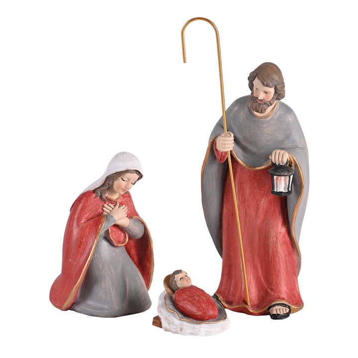 Nativity Holy Family Lantern Staff 7H for wholesale by Dicksons