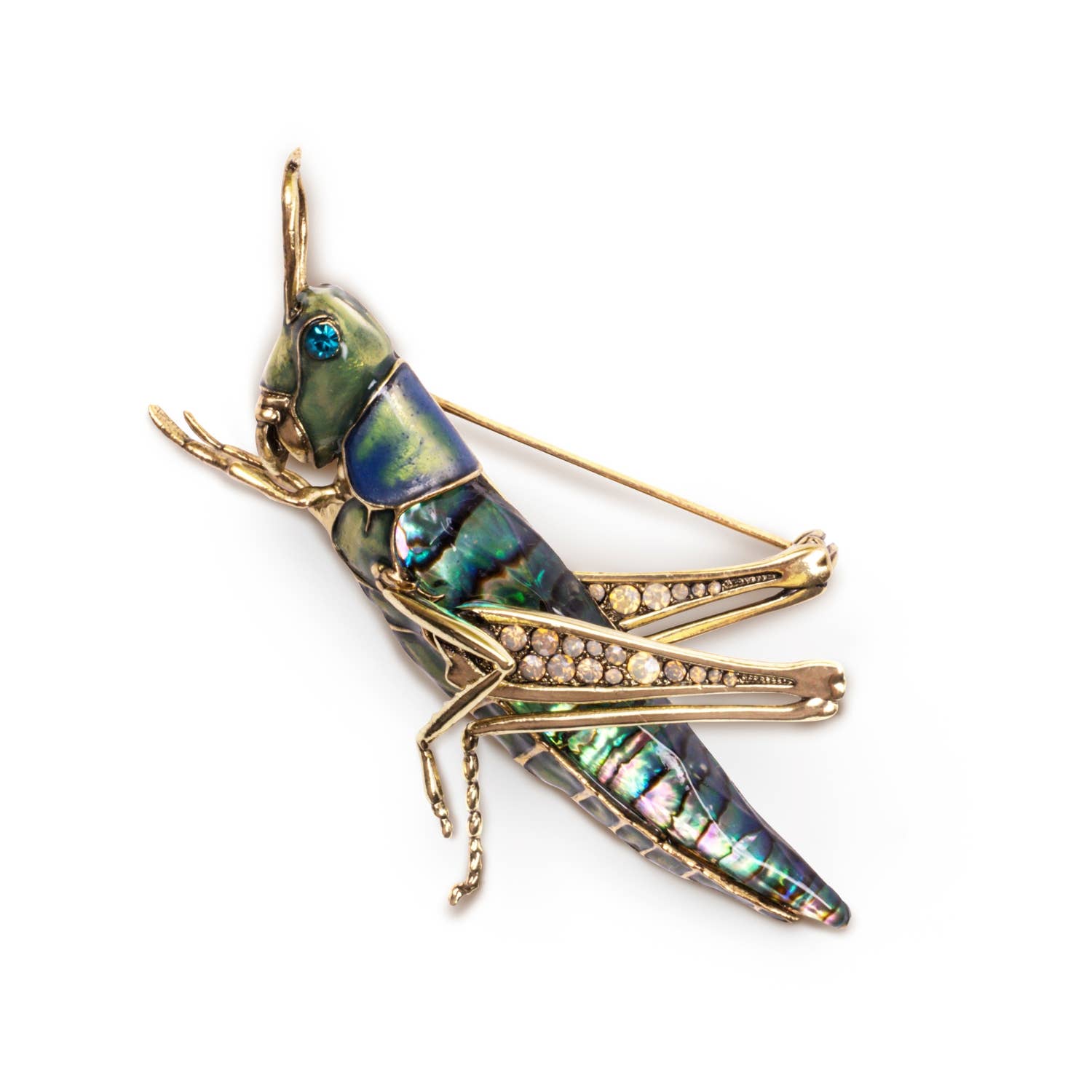 Bill Skinner - Wholesale Brooch - Grasshopper Brooch