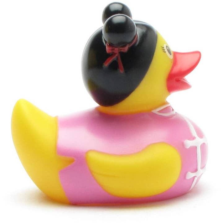 Duckshop - Wholesale Bath Toy - Baby - Chinese rubber duck with flower - rubber duck