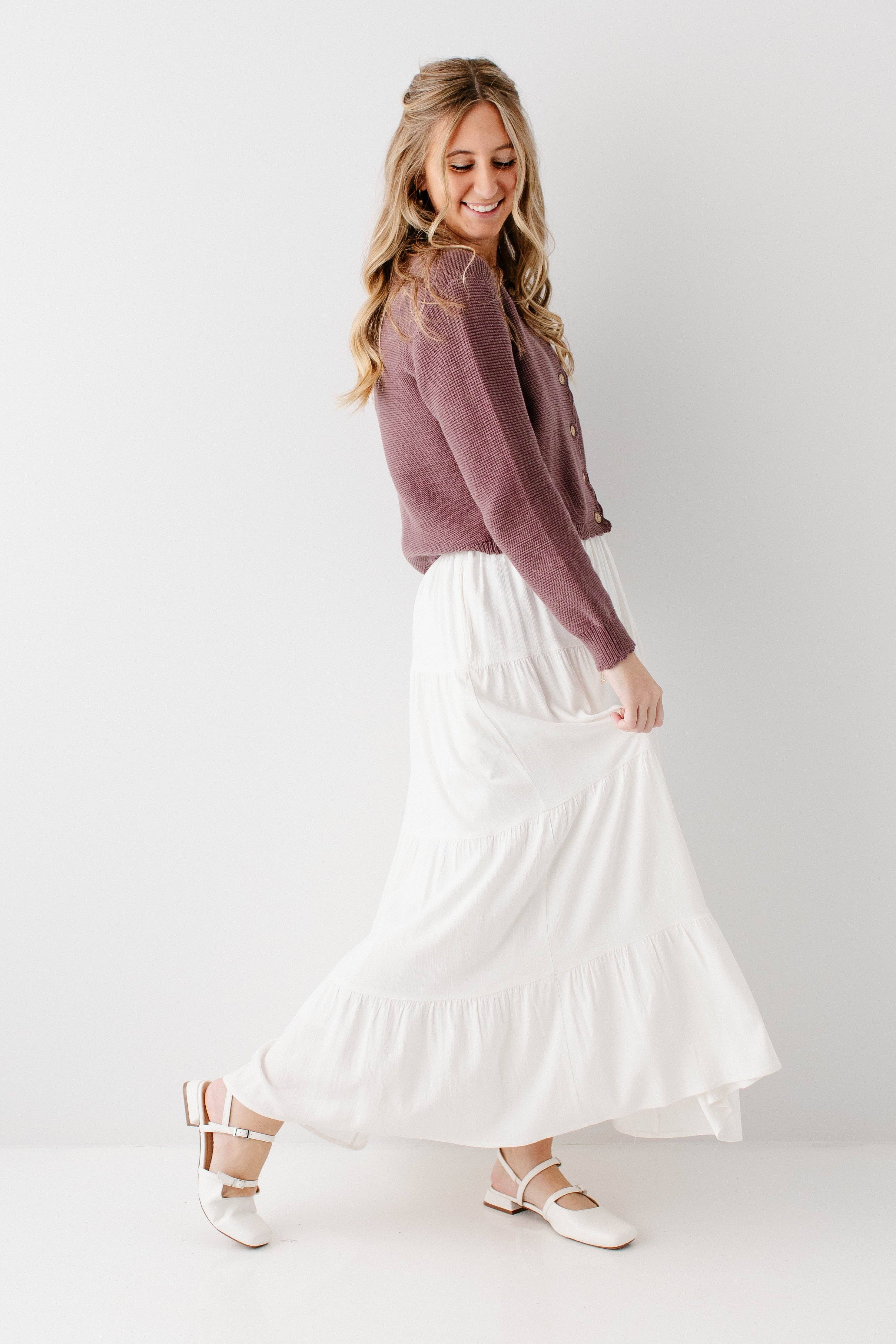 The Main Street Exchange - Wholesale Skirt - Women's - 'Addison' Tiered Maxi Skirt13