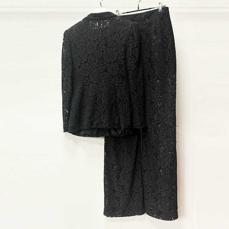 Productseeker – Großhandel Set aus Oberteil und Hose (NICHT Loungewear) – Damen – 30Y Eleganter Spitzenanzug: Schicker Blazer & Slim Fit gerade Hose Set14