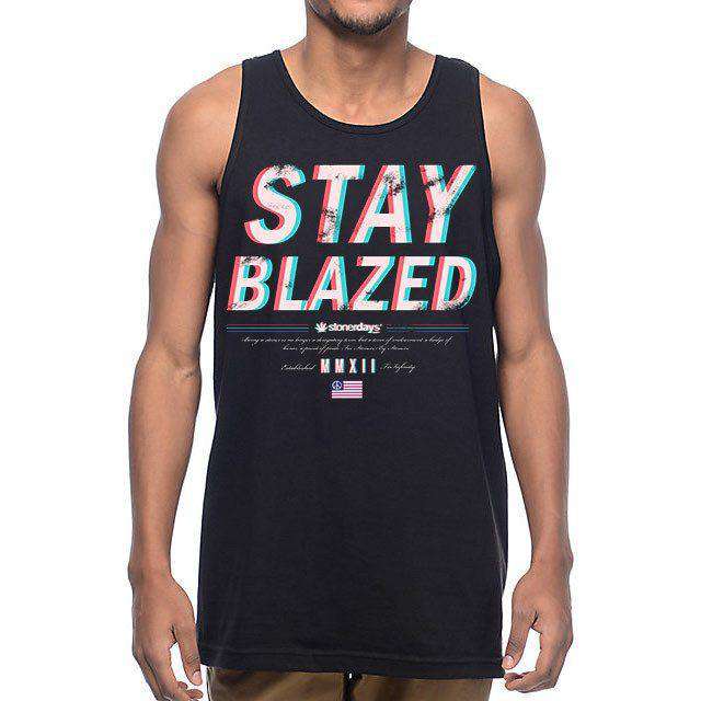 DÉBARDEUR STAY BLAZED 3D POUR HOMME pour la vente par StonerDays Apparel