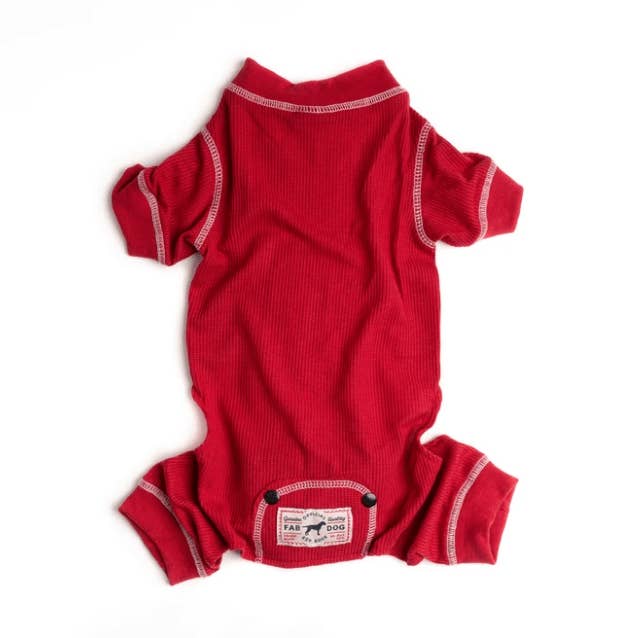 Pijamas térmicas rojas para venta al por mayor de fabdog