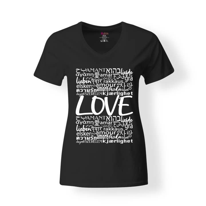 Love Languages T-Shirt for wholesale by Cooki Bloom