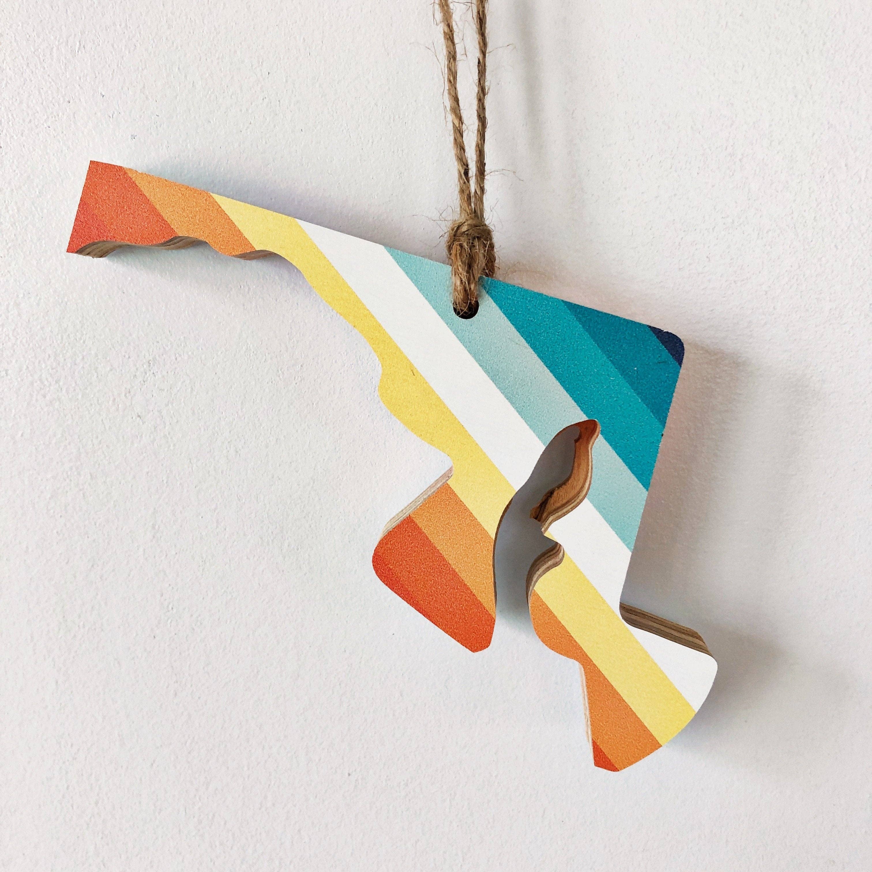 Hemlock & Heather - Wholesale Ornament - '76 Stripes State Ornaments25